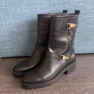 Massimo Dutti Leather Boots 